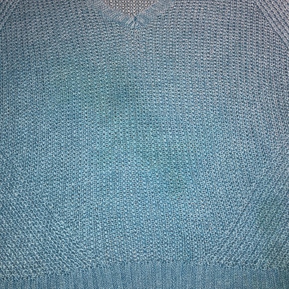 Polo Ralph Lauren Linen Turquoise Crocheted Top - Picture 10 of 10